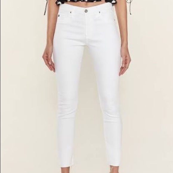AG- the legging ankle Super skinny white jean. Size 24R - Picture 7 of 7
